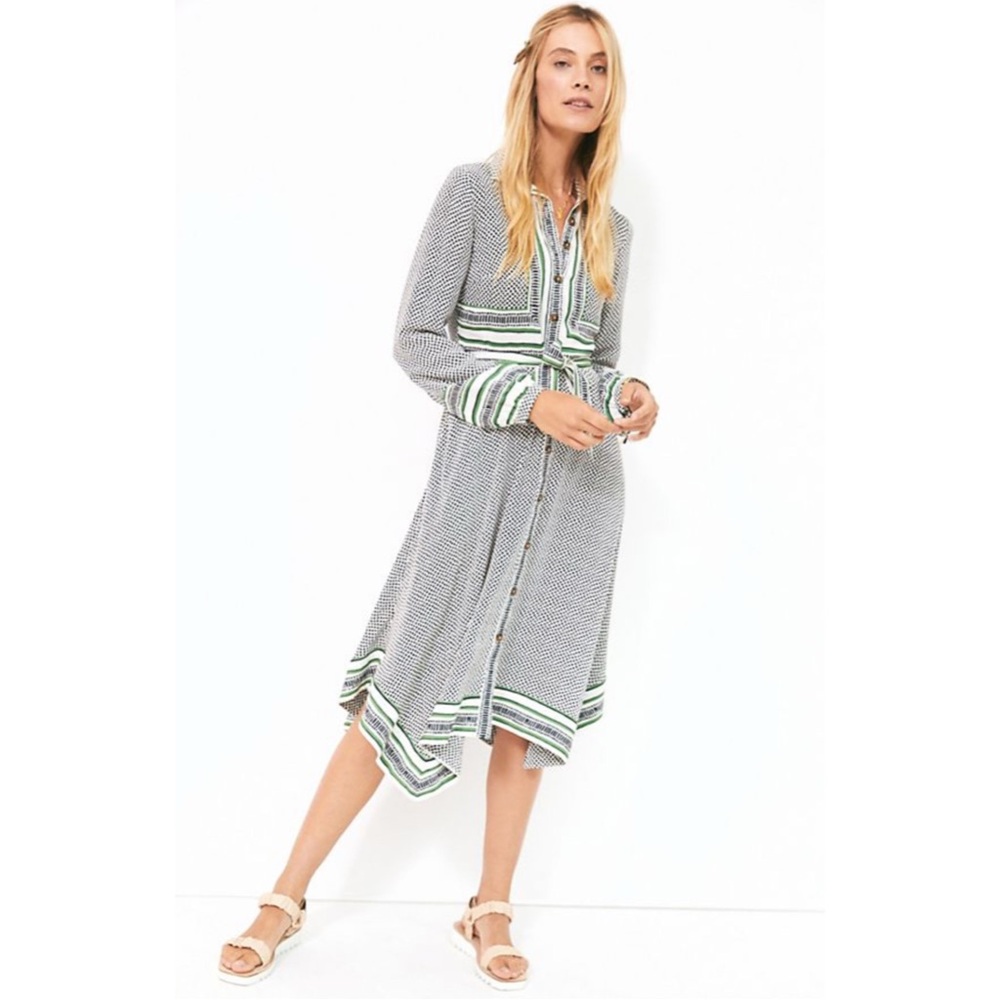 Maeve by Anthropologie Constantine Midi Dress 10